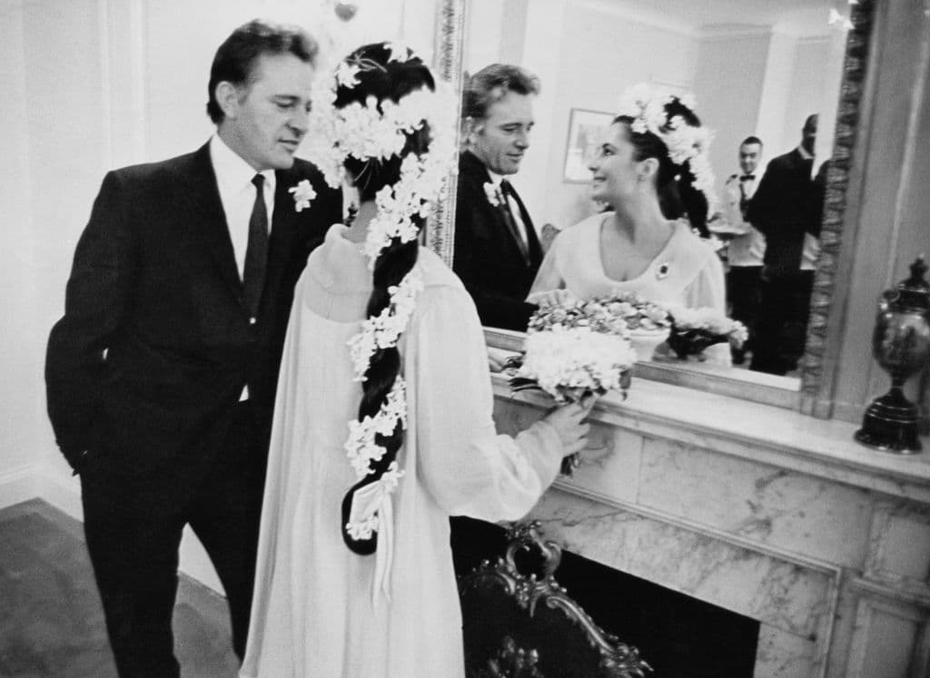 Elizabeth Taylor y Richard Burton
