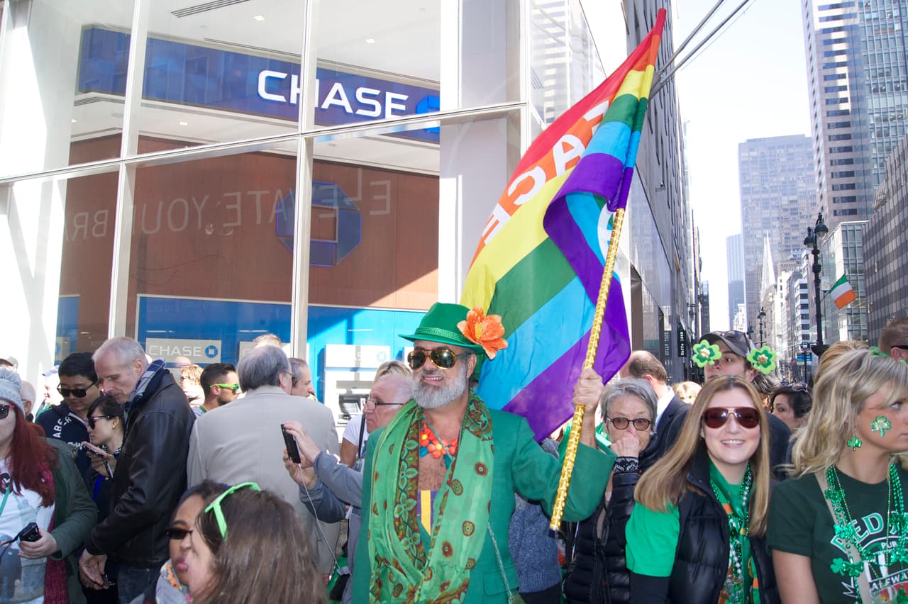 Steven Menéndez, un espectador con descendencia irlandesa y latina.