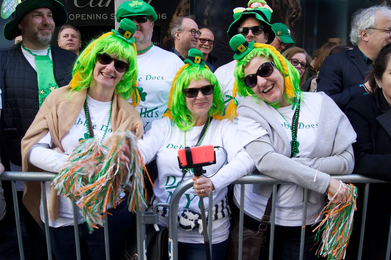 La Gran Manzana se vistió de verde.