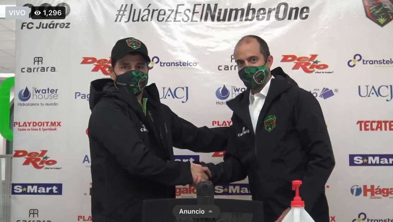 Alfonso Sosa es presentado como nuevo técnico de FC Juárez