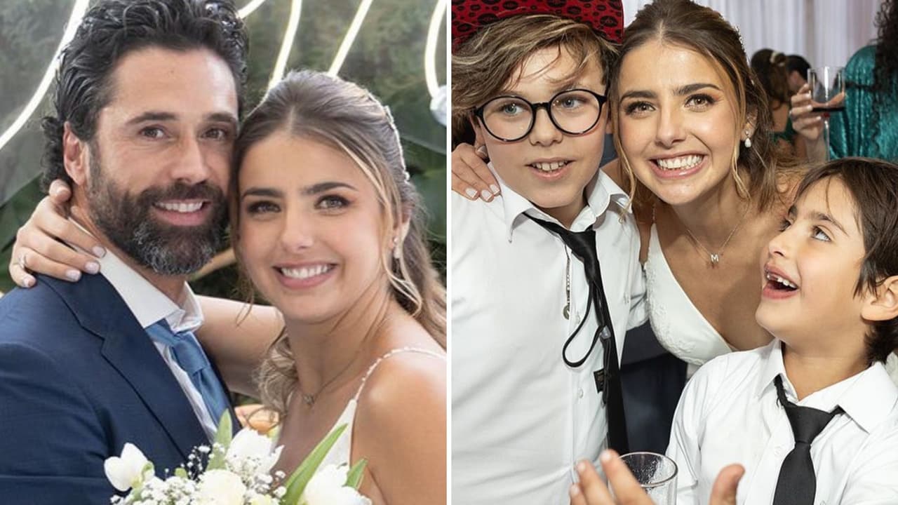 Michelle Renaud aparece en tierna foto con su "niño, su adolescente y su bebé"