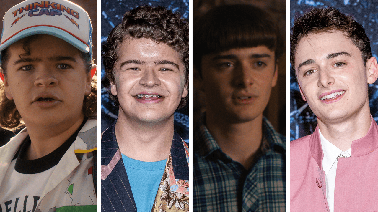 Gaten Matarazzo y Noah Schnapp