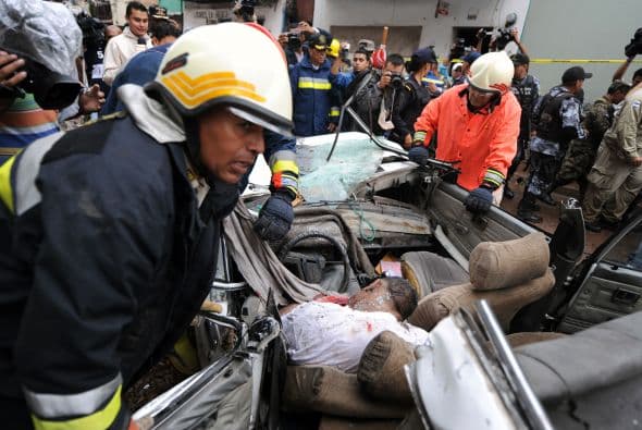 La Copeco relevó que 120 metros se cayeron del muro perimetral de la gradería Este del Estadio Nacional.