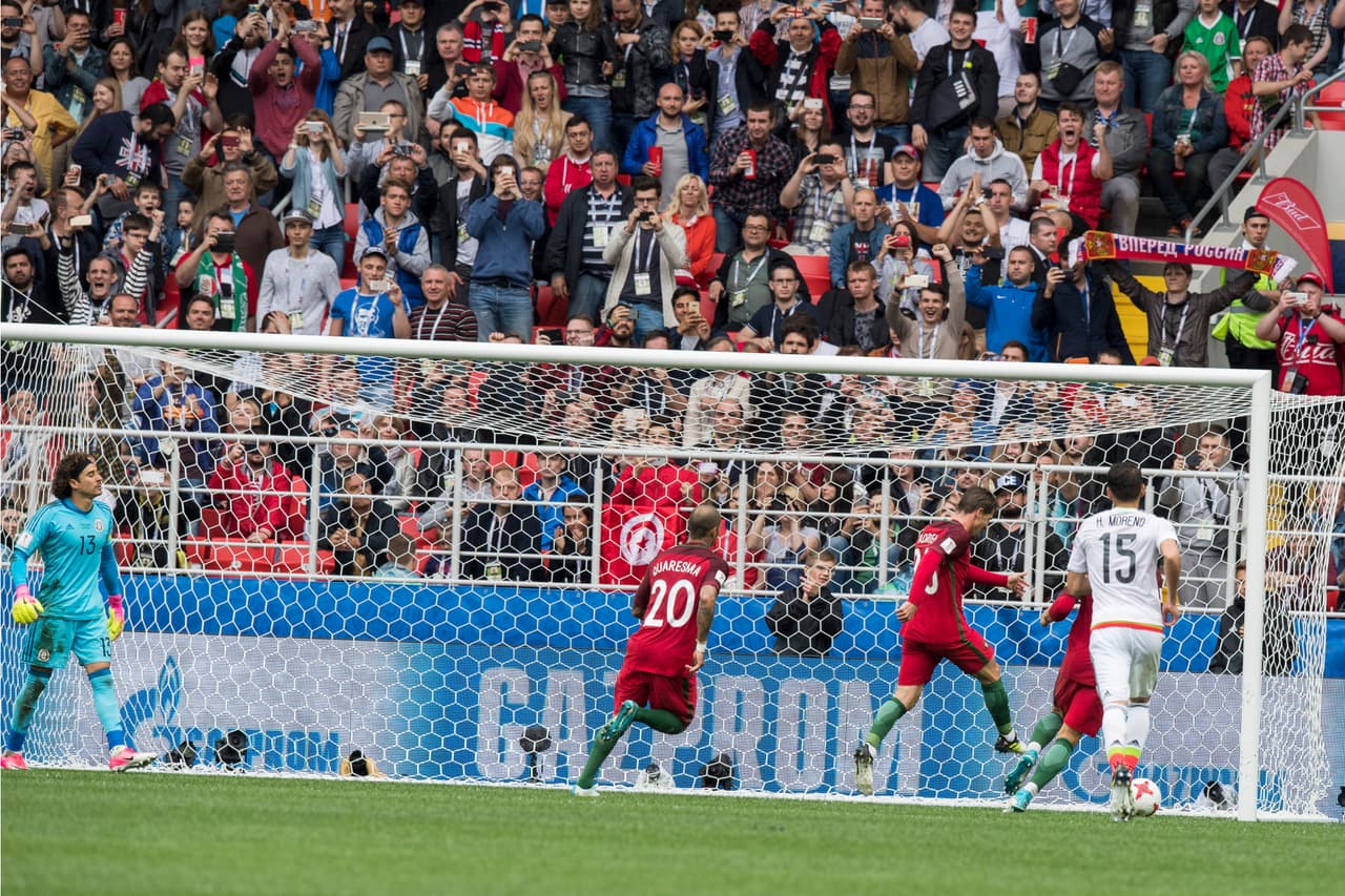Portugal se impuso 2-1 en un partido intenso contra México y se quedó con el tercer lugar de la Copa Confederaciones.