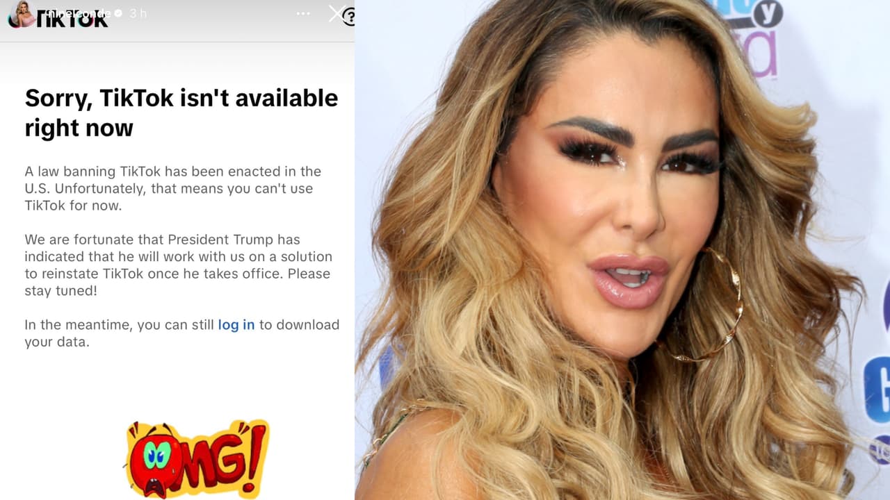 Ninel Conde no pudo creer el cierre de TikTok en Estados Unidos, donde actualmente ella reside.