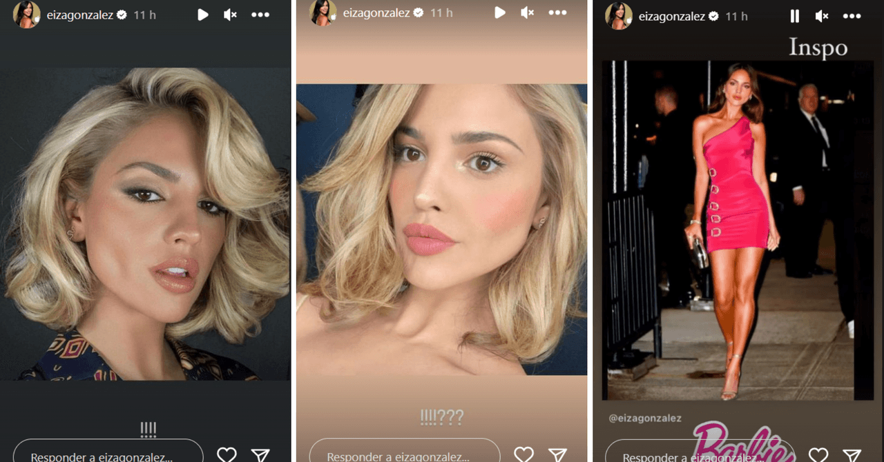 Eiza González de rubia