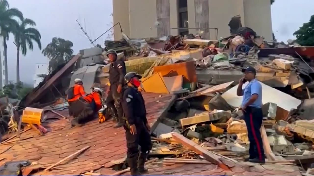 Imágenes del momento en que los dos terremotos estremecieron Venezuela