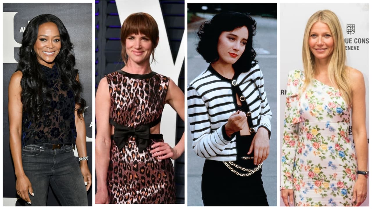 Según ¡Hola! surgieron nombres como Robin Givens, Juliette Lewis, Jill Schoelen y Gwyneth Paltrow (de izquierda a derecha).