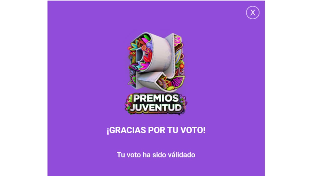 Votaciones Premios Juventud 2025