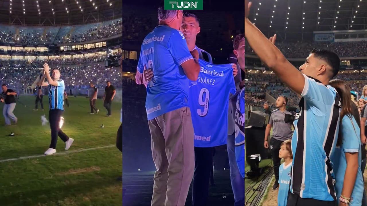 Luis Suárez vive espectacular presentación con Gremio y promete títulos