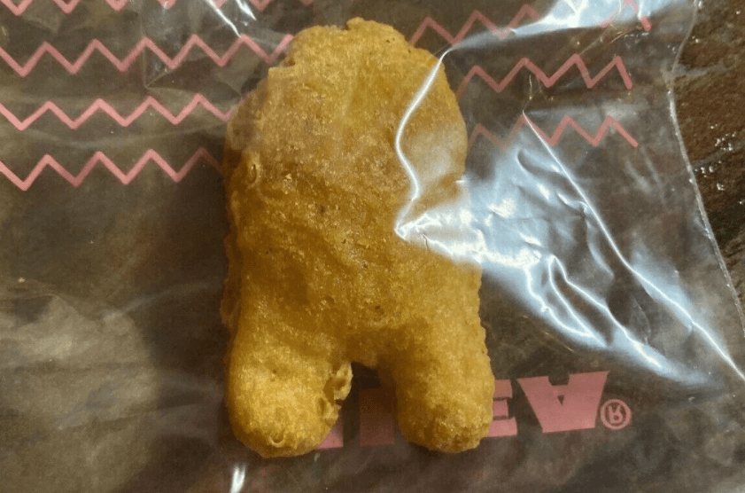 Un nugget con la forma de un personaje de un popular videojuego se vende por casi 100,000 dólares en eBay