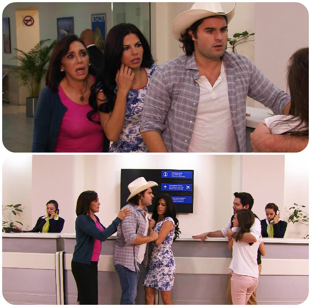 ¡Uyyy! Pero es demasiado tarde, Rocío se marchó.