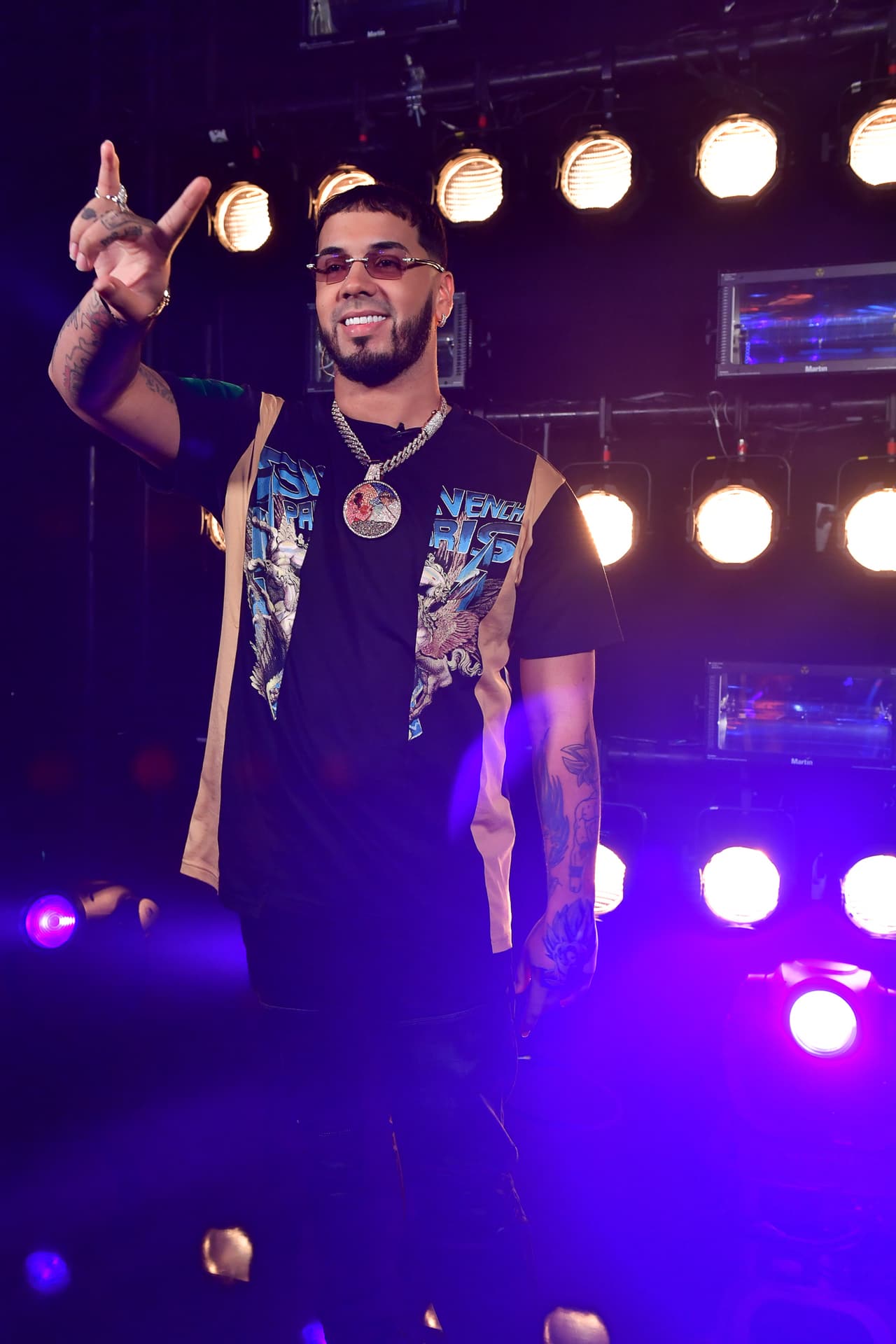 Anuel AA llegó a Reina de la Canción a un capítulo de la final del concurso de talentos.
