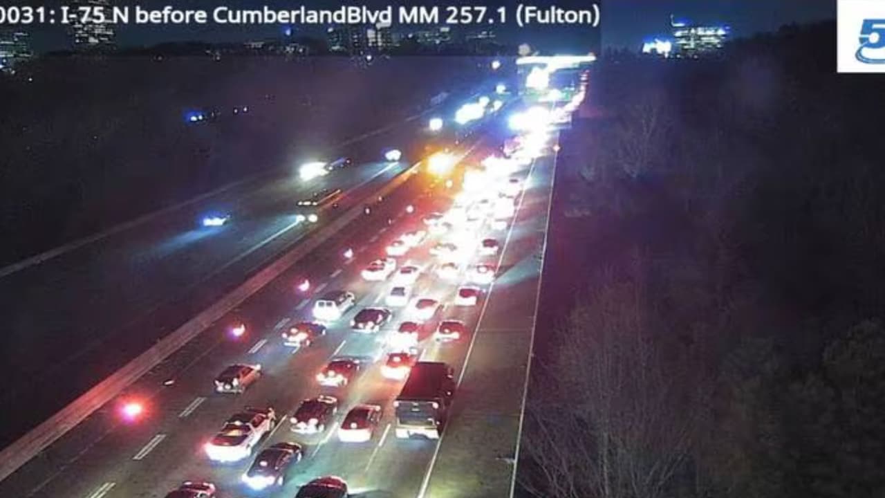 1 muerto tras accidente que involucró al menos a 5 vehículos en la I-75