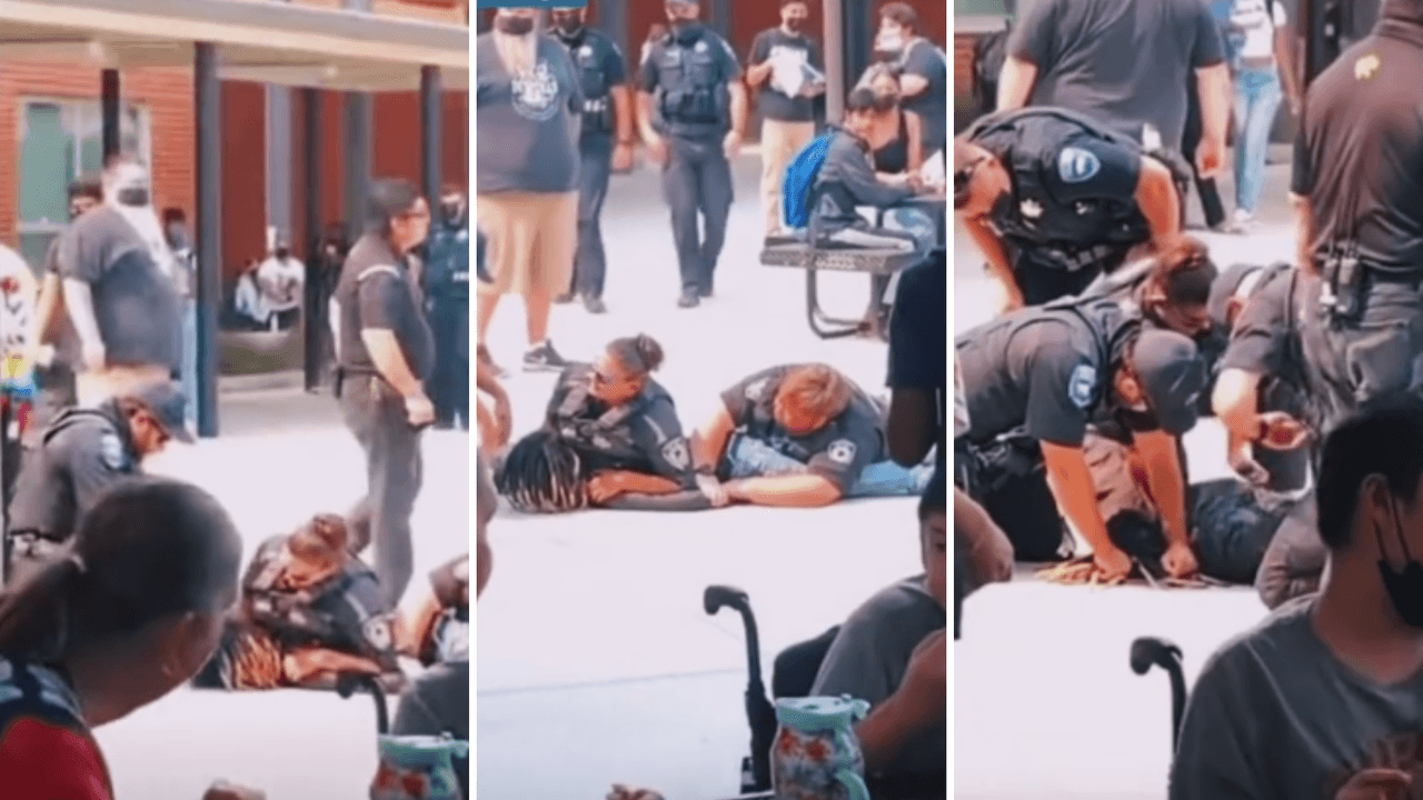 Policías someten a estudiante de Antioch acusado de comportamiento violento