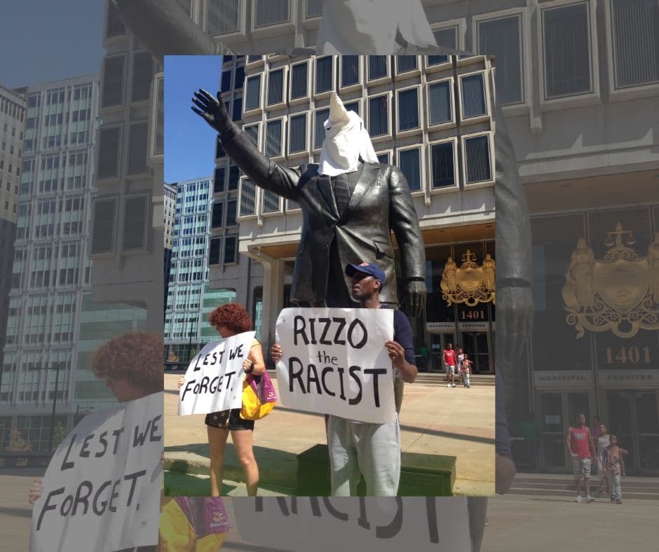 Los críticos dicen que fue demasiado rápido para usar y ordenar la fuerza contra los negros de Filadelfia.