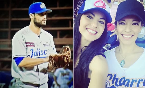 La diva no se pierde ni un sólo juego de su amorcito. En esta foto junto a su suegra.