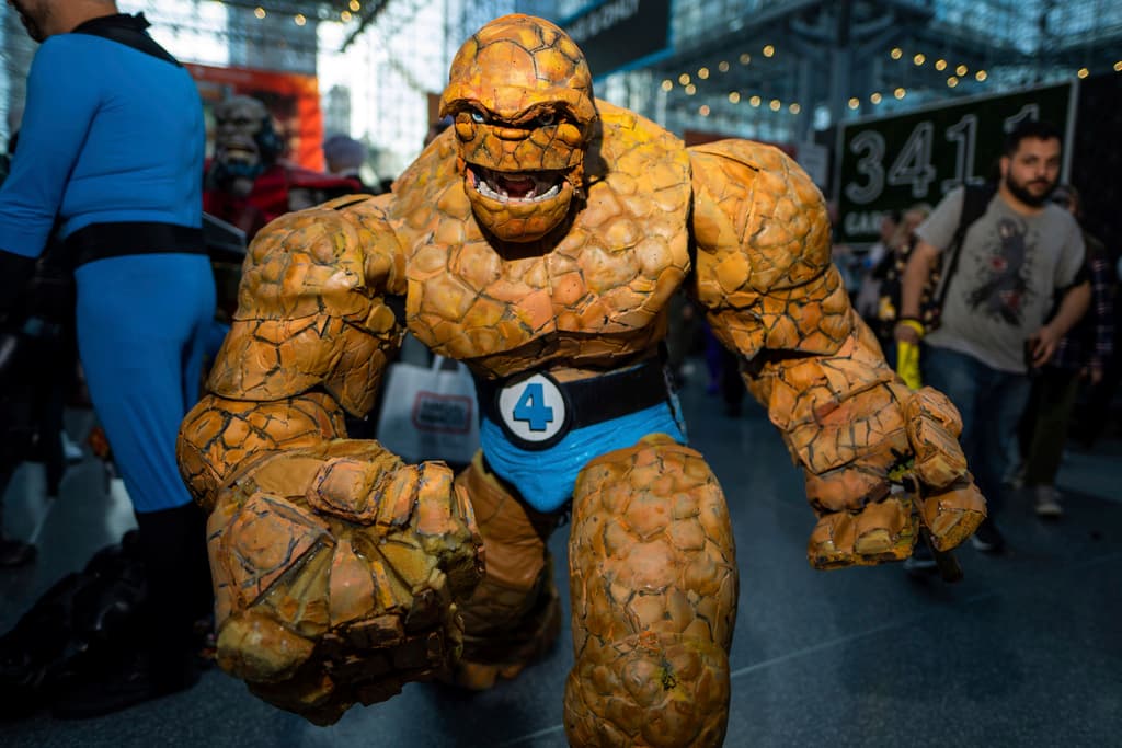 The Thing de Los Cuatro Fantásticos también hizo su aparición en la Comic Con.