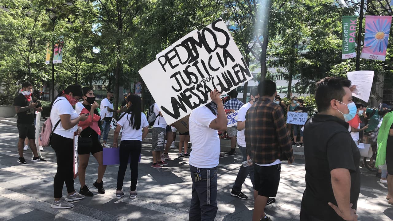 Personas de todas las edades se unieron en un solo reclamo; justicia para Vanessa Guillén.