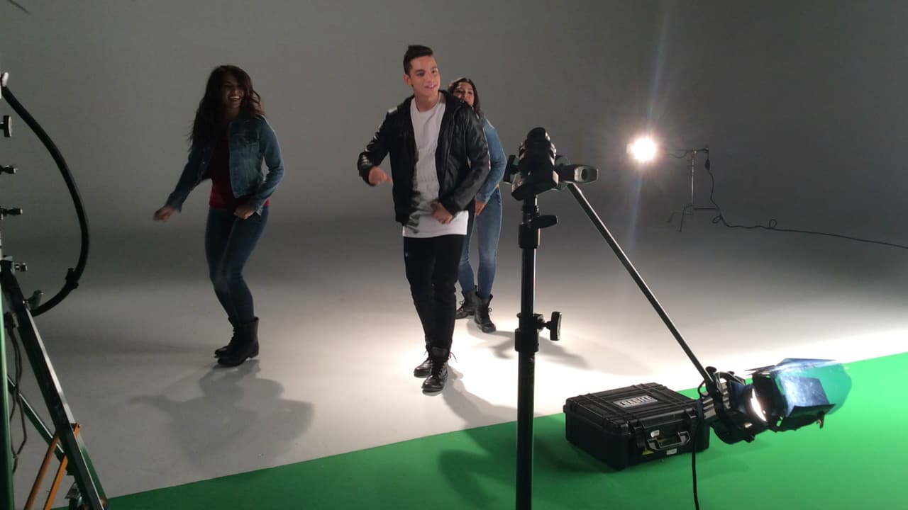 La camará de Galavisión también estuvo atenta a cada movimiento de Poyato.