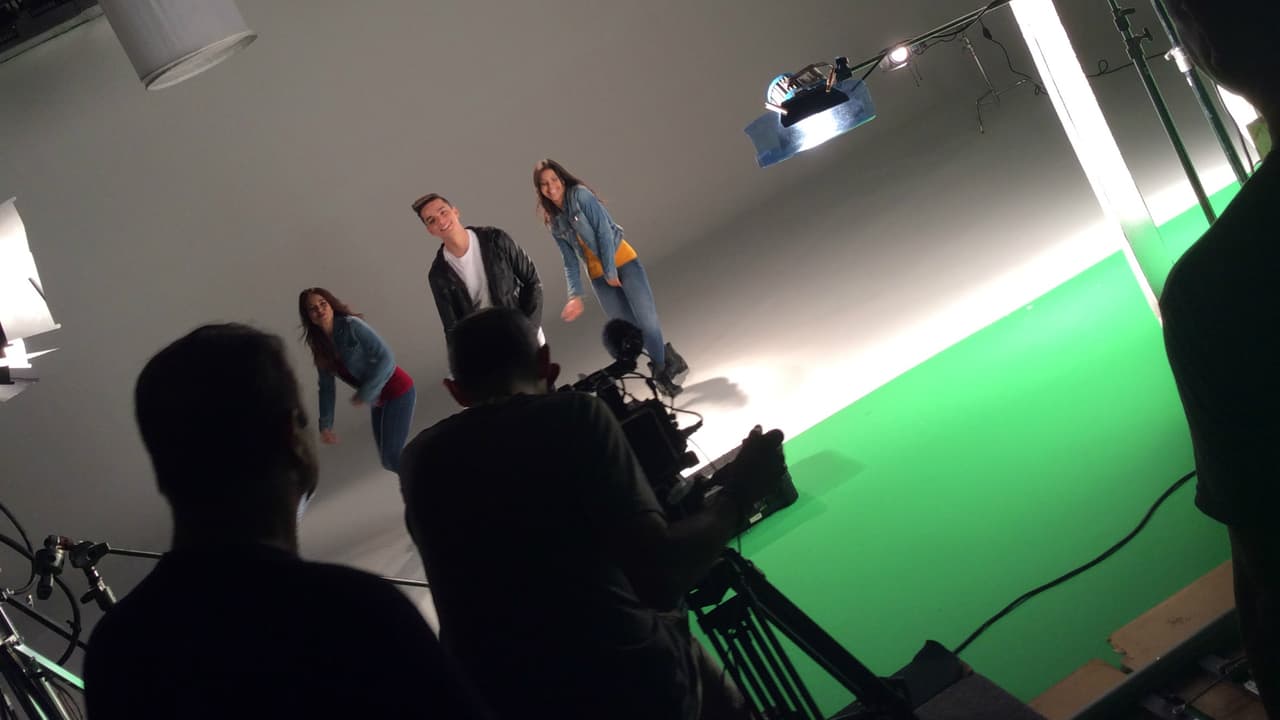 Continuaron grabando hasta conseguir las mejores tomas.