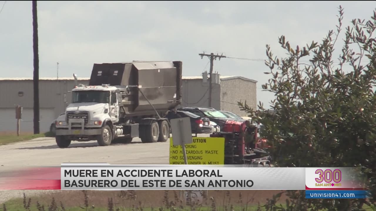 Muere empleado de recolección de basura al este de San Antonio