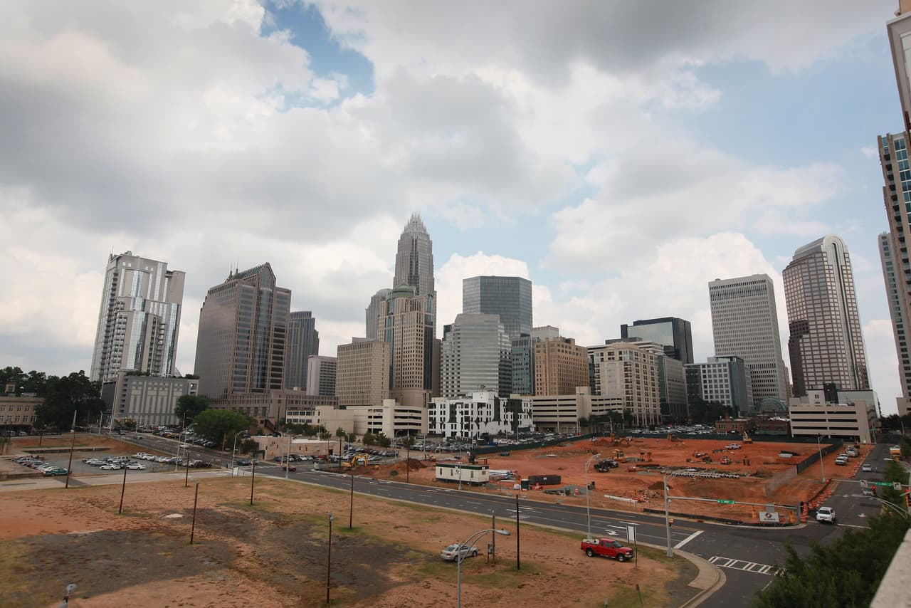 Charlotte es la principal ciudad de una 'megaregión' que engloba parte de las dos Carolinas.