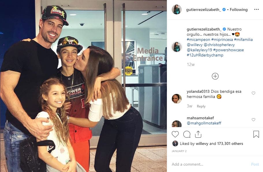 Cabe resaltar que en la cuenta de Instagram de Elizabeth Gutiérrez la última publicación en la que aparece Levy tiene fecha del pasado 2 de enero.