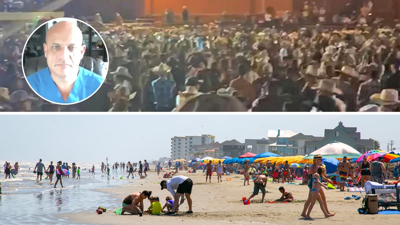 “Se me revolvió el estómago”: Médico ante imágenes de festejos del Memorial Day durante crisis de coronavirus en Houston 