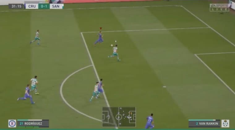 Cruz Azul no logra salir del sótano y esta vez caen frente al Santos de Eduardo Aguirre con un marcador de 3-4.