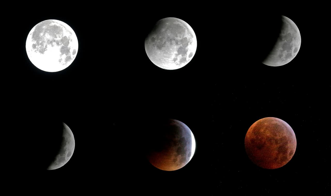 <b>Eclipse lunar:</b> Este fenómeno natural ocurre cuando el sol, la tierra y la luna se alinean de forma perfecta. “La Tierra bloquea parte de la luz del Sol y esta no llega a la luna llena”,
<a href="https://moon.nasa.gov/news/161/super-blood-moon-your-questions-answered/" target="_blank">explica la NASA. </a>