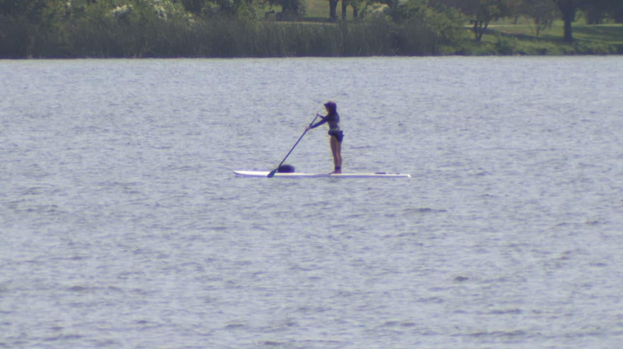 Mientras que otros prefirieron realizar actividades sobre el agua.
<br>