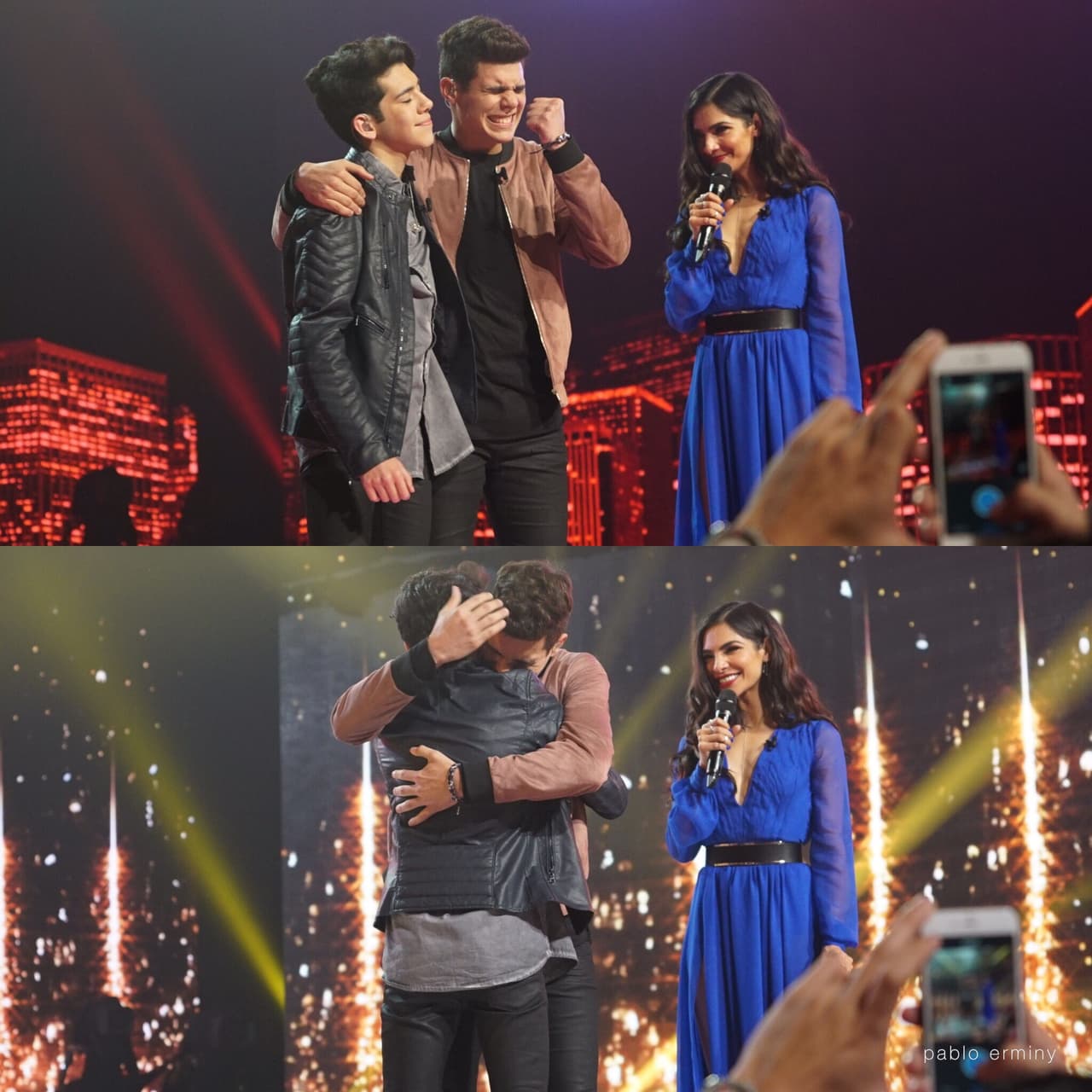 Y justo el momento en que Zabdiel es elegido el quinto integrante de La Banda.