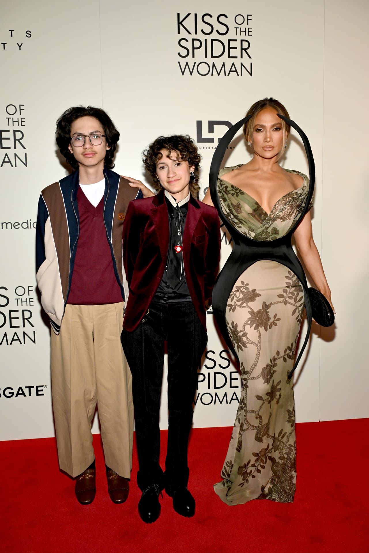 Emme y Max acompañaron a su mamá en la premiere de su película.