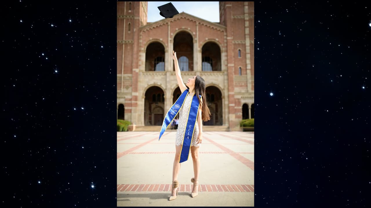 Después, pudo transferirse a la Universidad de California, Los Ángeles (UCLA) donde se graduó en el 2019 como Ingeniera eléctrica.