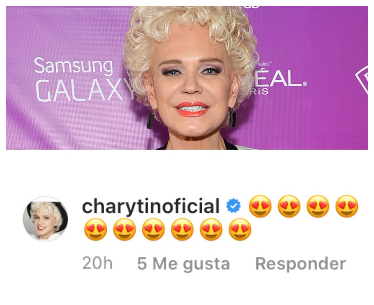 <b><a href="https://www.univision.com/shows/despierta-america/charytin-se-ha-ganado-el-carino-de-muchos-famosos-video" target="_blank">Charytin</a> </b>también le envió sus mejores vibras con esta serie de emoticonos. 
<br>