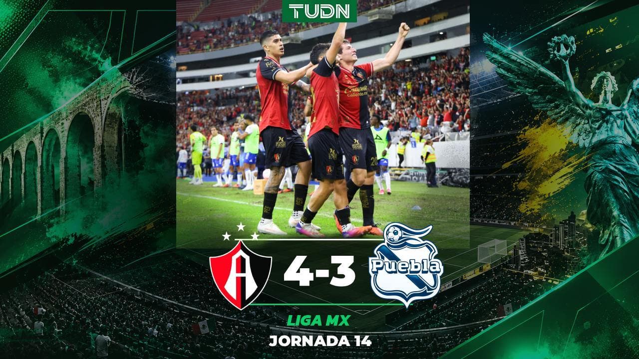 Resumen | Atlas vs. Puebla: Partidazo en el Jalisco con victoria Rojinegra
