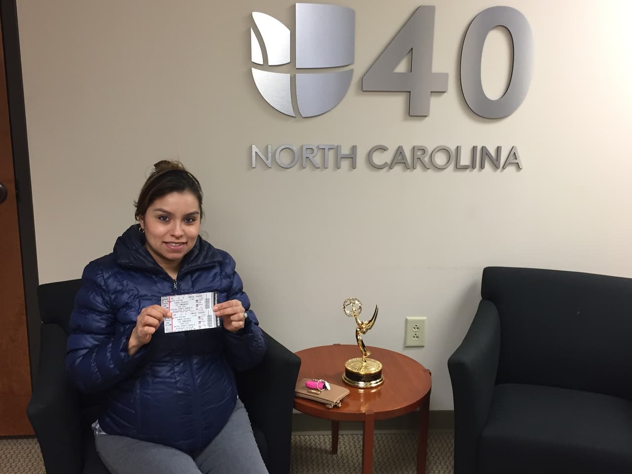 Ganadora del concierto de Los Temerarios