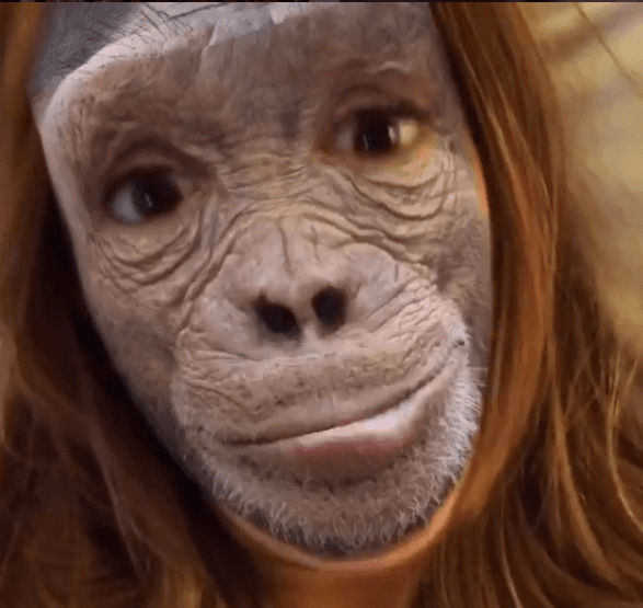 Aún con ese juguetón filtro se ve muy coqueta.