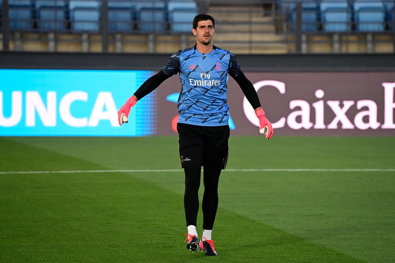 Thibaut Courtois se incorpora al entrenamiento del Real Madrid