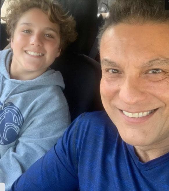 El menor es Alessandro, de 12 años. Él nació de la relación que tuvo con la brasileña Kassianna Rosso. 
<br>