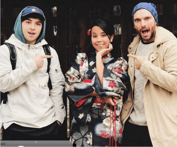 En sus redes sociales Nicolle Gil compartió esta linda imagen de su fantástico viaje por tierra nipona, donde agregó: "Best trip ever".