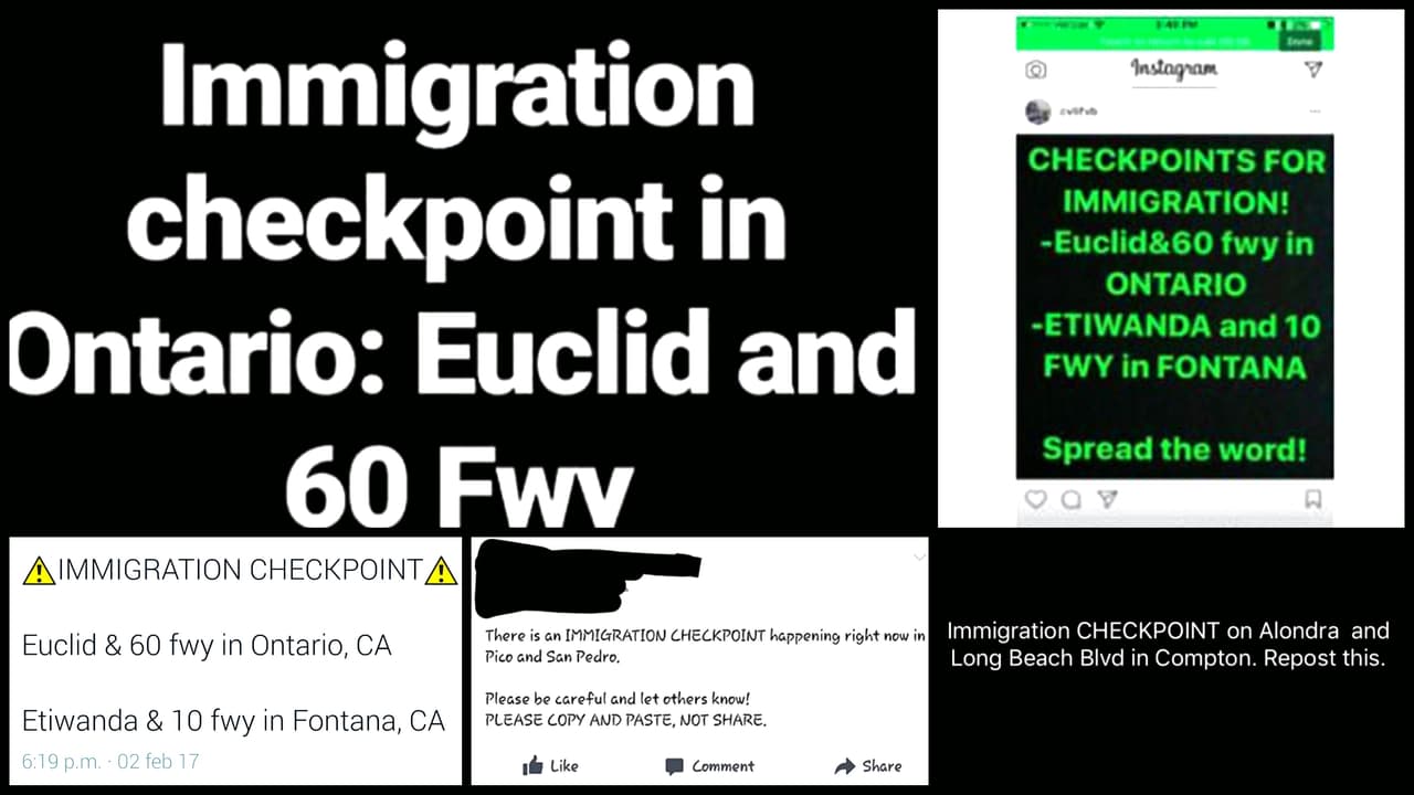 Advierten de falsas alertas en redes sociales sobre retenes de ICE que buscan crear pánico