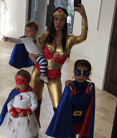 Tampoco los nenes de Kourtney Kardashian.