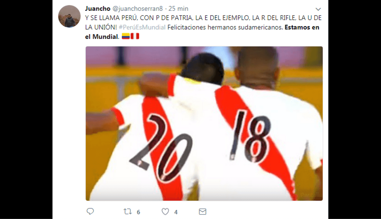 Mucha fiesta y mucha celebración. Perú regresa a la Copa del Mundo y los memes no esconden la felicidad de la hazaña.