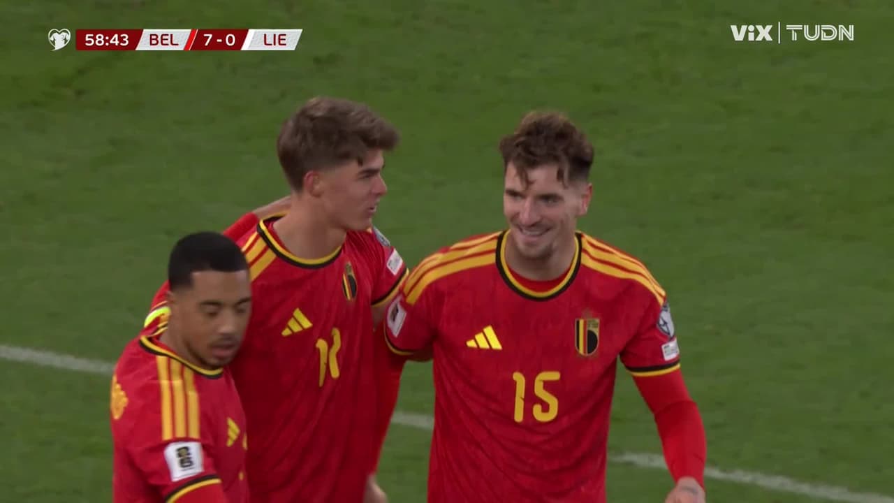 De Ketelaere firma doblete y Bélgica llega al 7-0 en los Qualifiers