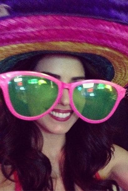 Así celebró Vanessa el 5 de mayo.