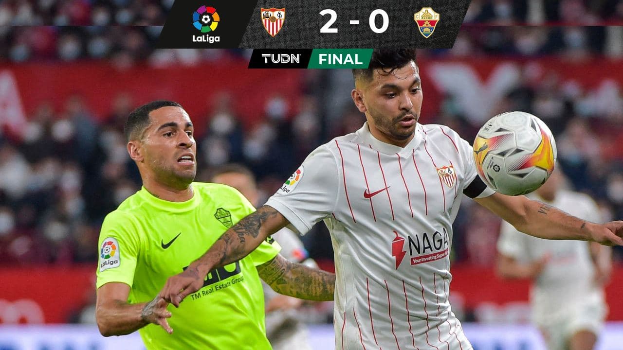 Sevilla 2-0 Elche en LaLiga: marcador, resumen y goles
