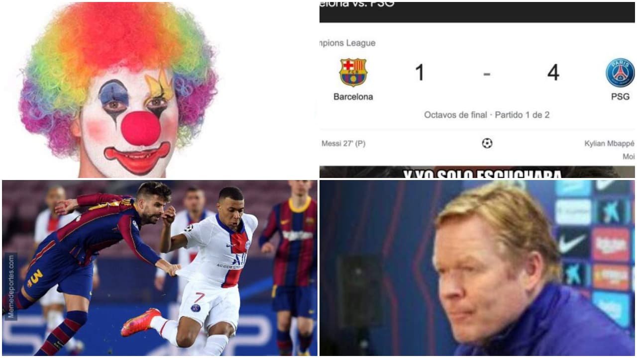 Los memes no perdonan al Barcelona tras ser apaleados por el PSG | Las reacciones en redes le echan ‘limón a la herida’ y tunden a los culés luego de su actuación en Octavos de la Champions.