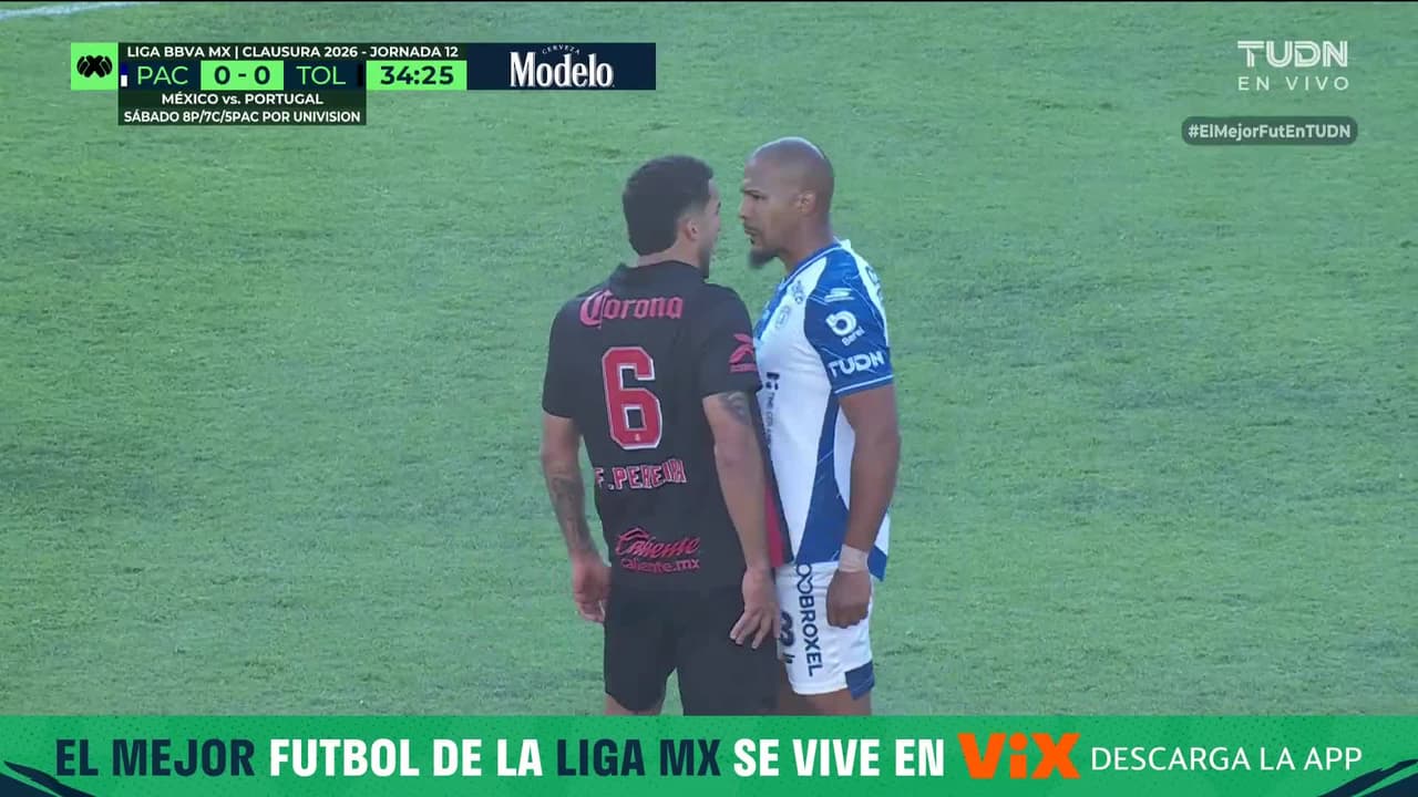 ¡Se armó la pelea! Rondón se encaró con Pereira y ambos se fueron amonestados